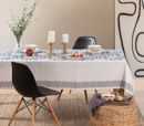 Εικόνα της ΤΡΑΠΕΖΟΜΑΝΤΗΛΟ XAVIER 140X180 NATURAL/BLACK NEF NEF