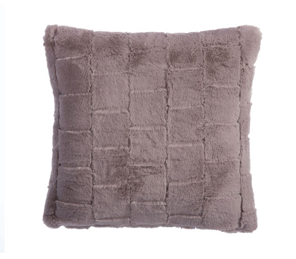 Εικόνα της ΔΙΑΚΟΣΜΗΤΙΚΟ ΜΑΞΙΛΑΡΙ RABBIT FUR BARLOW 45X45 PALE MAUVE NEF NEF