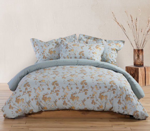 Εικόνα της ΣΕΤ ΣΕΝΤΟΝΙΑ ΥΠΕΡΔΙΠΛΑ VIVIENE 240X270 AQUA NEF NEF