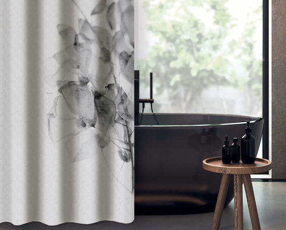 Εικόνα της Κουρτίνα Μπάνιου Des 118 Grey 180x200 Saint Clair