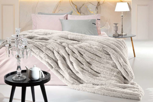 Εικόνα της Κουβέρτα St.Moritz Ivory 260x240 Guy Laroche