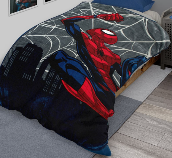 Εικόνα της Κουβέρτα Βελουτέ Μονή 160x220 Dimcol Spiderman 512