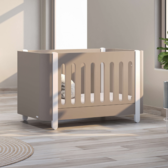 Εικόνα της Casababy Reine Cappuccino Βρεφικό Κρεβάτι Μετατρεπόμενο Σε Προεφηβικό