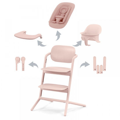 Εικόνα της Cybex Καρεκλάκι Φαγητού Lemo Chair 4in1 Pearl Pink