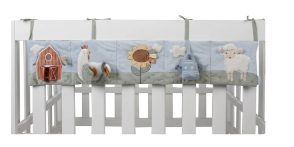 Εικόνα της Υφασμάτινο κρεμαστό παιχνίδι δραστηριοτήτων για κρεβάτι Little Farm Little Dutch