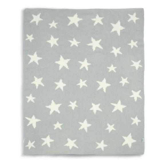 Εικόνα της Κουβέρτα Πλεκτή Mamas & Papas Chenille 70*90 Grey Star