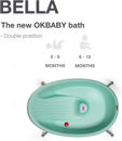 Εικόνα της Ok Baby Σετ Μπανιέρας Bella Bath Verde με Βάση Green