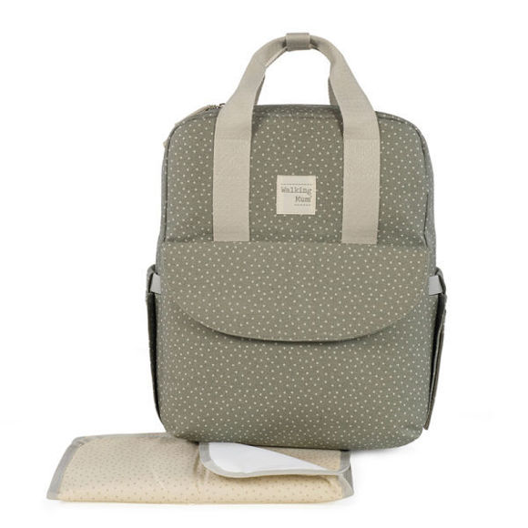 Εικόνα της Τσάντα Αλλαξιέρα Backpack Poppy Olive Πουά