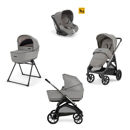 Εικόνα της Σύστημα μεταφοράς Aptica Quattro  Platinum Grey/ Litio Black Darwin Infant & Δώρα αξίας 185€(Day Bag,Bάση Darwin Belted & Αδιάβροχο Κάλυμμα πορτ-μπεμπε)