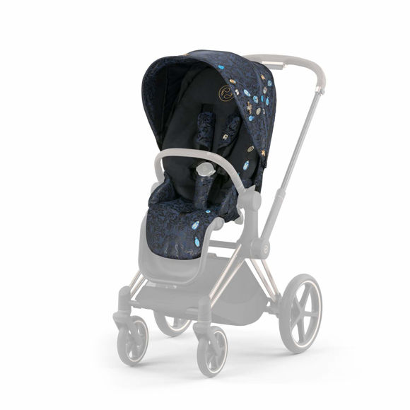 Εικόνα της Cybex Κάθισμα Καροτσιού Μπλε Priam Seat Pack Fashion Collection Jewels of Nature