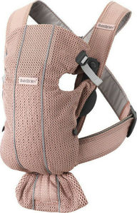 Εικόνα της BabyBjorn Μάρσιπος Mini 3D Mesh, Dusty pink