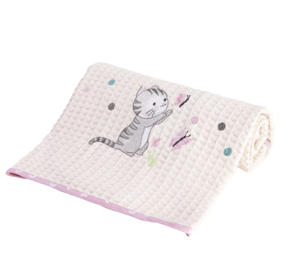 Εικόνα της Κουβέρτα Πικέ Baby Love 80x110