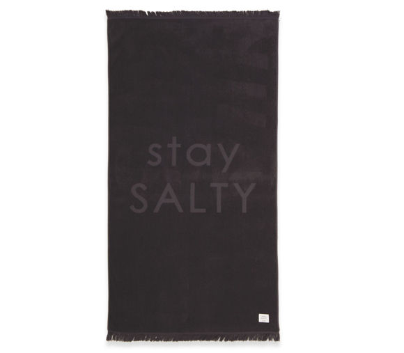 Εικόνα της ΠΕΤΣΕΤΑ ΘΑΛΑΣΣΗΣ STAY SALTY BLACK 90X170