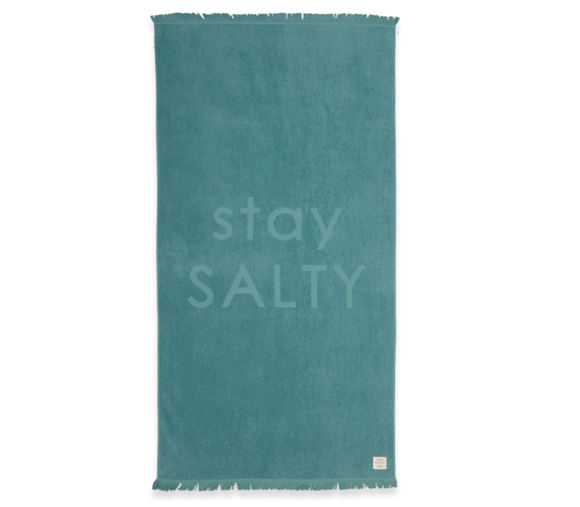 Εικόνα της ΠΕΤΣΕΤΑ ΘΑΛΑΣΣΗΣ STAY SALTY TEAL 90X170