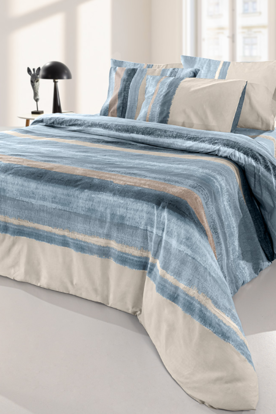Εικόνα της Σετ 4τμχ Σεντόνια Santiago Denim με Λάστιχο 170x200+32 Guy Laroche