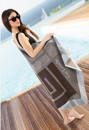 Εικόνα της Πετσέτα Θαλάσσης Velour Printed 2502/03 100x175 Guy Laroche