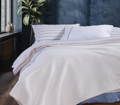 Εικόνα της ΚΟΥΒΕΡΤΑ ΠΙΚΕ ΥΠΕΡΔΙΠΛΗ NAUTICA-NAU NAVY WHITE 230X240