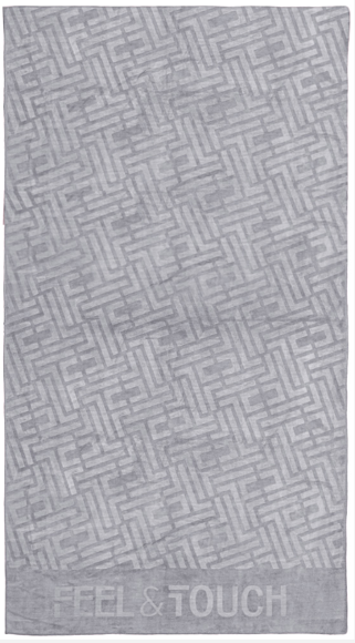 Εικόνα της Πετσέτα Θαλάσσης Icon Titanium 90x170 Feel and Touch