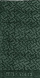 Εικόνα της Πετσέτα Θαλάσσης Icon Verde 90x170 Feel and Touch