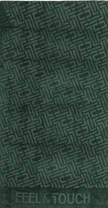 Εικόνα της Πετσέτα Θαλάσσης Icon Verde 90x170 Feel and Touch