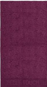 Εικόνα της Πετσέτα Θαλάσσης Icon Aubergine 90x170 Feel and Touch