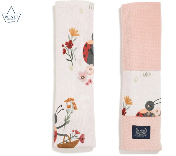 Εικόνα της Jersey Seat Belt Cover Mirella Velvet Powder Pink