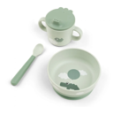 Εικόνα της Παιδικό Σετ Φαγητού 3 τμχ Happy Clouds Green Done By Deer