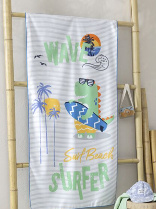 Εικόνα της Πετσέτα Θαλάσσης 70x140 Surf Nima Kids