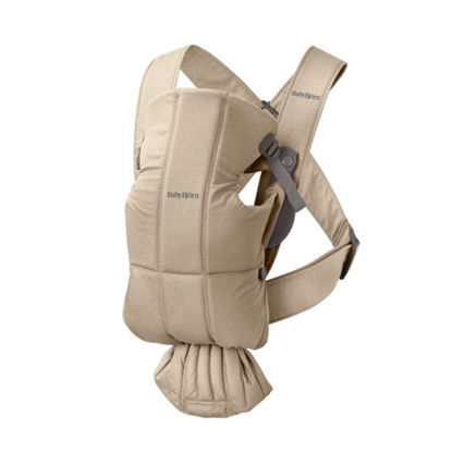 Εικόνα της BabyBjorn Μάρσιπος Mini Woven, Beige
