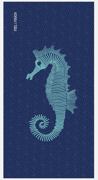 Εικόνα της Πετσέτα Θαλάσσης Printed 08 80x160 Feel and Touch