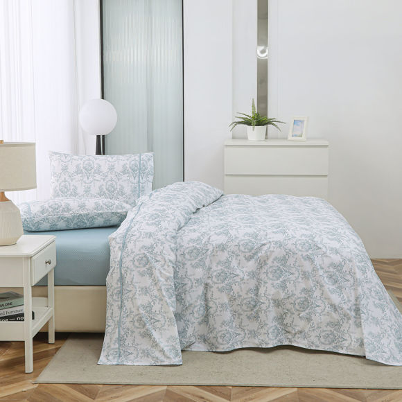 Εικόνα της Σετ Σεντόνια Υπέρδιπλα Chantal Aqua 245x270