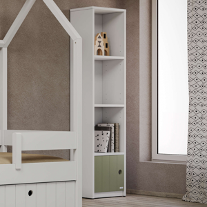 Εικόνα της Casakids Στενή Βιβλιοθήκη Με 1 Πορτάκι