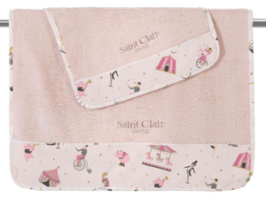 Εικόνα της Σετ 2τμχ. Βρεφικές Πετσέτες Enjoy Pinky