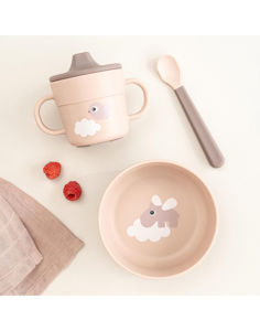 Εικόνα της Παιδικό Σετ Φαγητού 3 τμχ Happy Clouds Powder Done By Deer