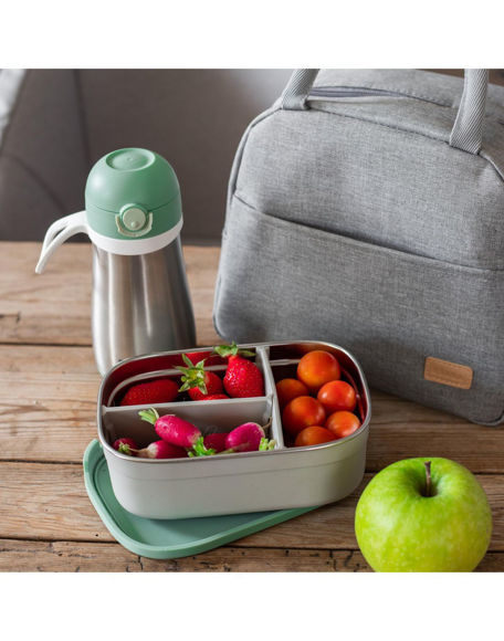 Εικόνα της Δοχείο Φαγητού Ανοξείδωτο Velvet grey/Sage green Béaba