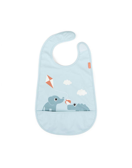 Εικόνα της Παιδική Σαλιάρα Velcro Playground Blue Done By Deer