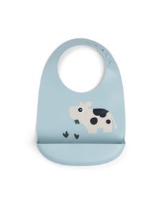 Εικόνα της Παιδική Σαλιάρα Από Σιλικόνη Dotti Blue Done By Deer