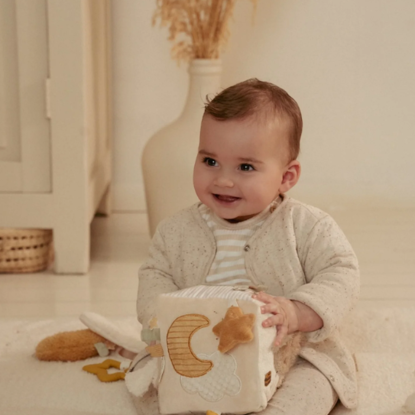 Εικόνα της Υφασμάτινος κύβος δραστηριοτήτων Newborn Naturals GRS