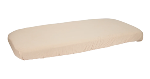 Εικόνα της Σεντόνι από μουσελίνα με λάστιχο Beige 70x140/150