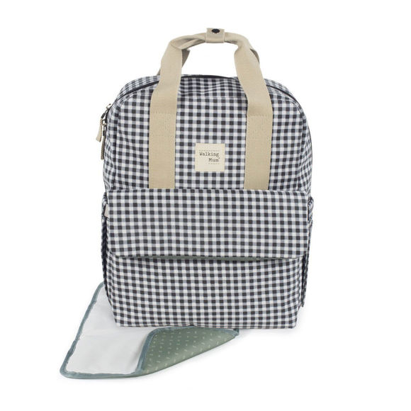 Εικόνα της Τσάντα Αλλαξιέρα Backpack Walking Mum I Love Vichy Black