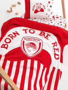 Εικόνα της Σετ Σεντόνια Κούνιας Olympiacos B.C. 130x170 BC8