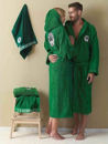 Εικόνα της Μπουρνούζι με κουκούλα Official Team Large Licenced PANATHINAIKOS ADULTS GREEN