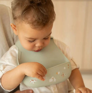 Εικόνα της Σαλιάρα σιλικόνης Mio Little Farm