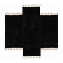 Εικόνα της Σετ κρεβατοκάμαρας Silky Shaggy Black