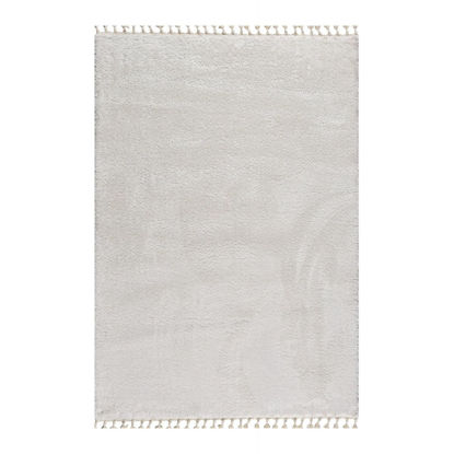 Εικόνα της ΧΑΛΙ SILKY SHAGGY 583 WHITE 160x230