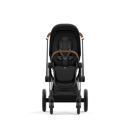 Εικόνα της Cybex Priam Βρεφικό Καρότσι Sepia Black | black Με Σκελετό Chrome Brown | chrome