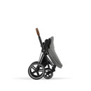 Εικόνα της Cybex Priam Βρεφικό Καρότσι Mirage Grey | dark grey Με Σκελετό Chrome Brown | chrome