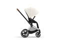 Εικόνα της Cybex Priam Βρεφικό Καρότσι Off White | light beige Με Σκελετό Chrome Brown | chrome
