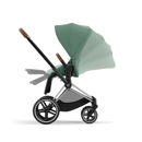 Εικόνα της Cybex Priam Βρεφικό Καρότσι Leaf Green | dark green Με Σκελετό Chrome Brown | chrome