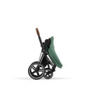 Εικόνα της Cybex Priam Βρεφικό Καρότσι Leaf Green | dark green Με Σκελετό Chrome Brown | chrome